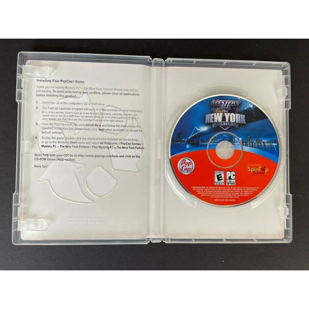 MYSTERY PI -The New York Fortune PC Video Game